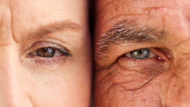 old person eye