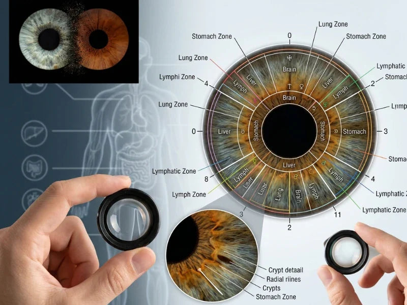 How to Read an Iridology Chart: What Each Zone of Your Iris Means'
