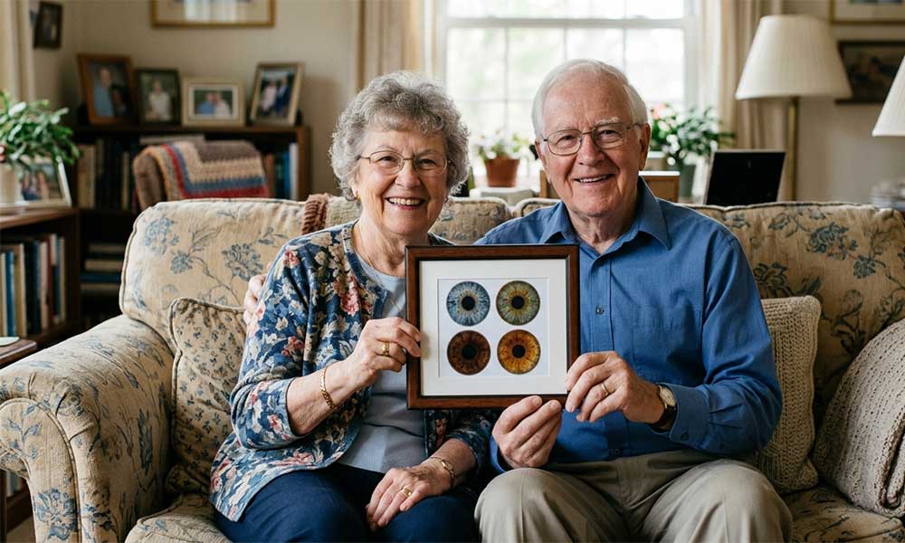  Iris art - best gift for grandparents