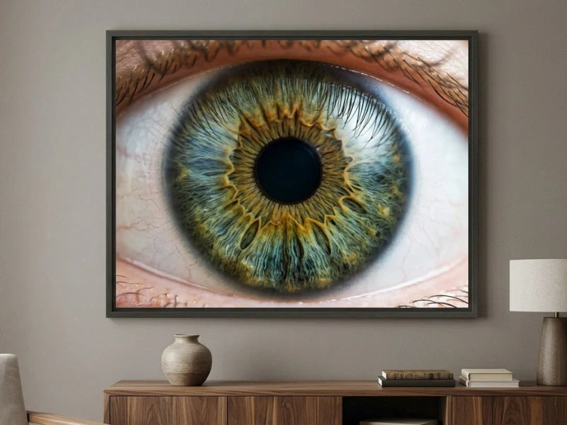 Macro Iris Photography Print for Stunning Personalized Art