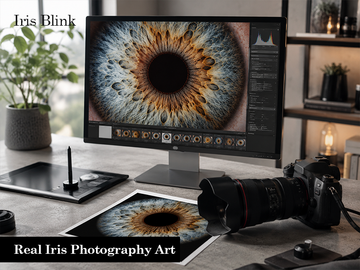 Real Iris Photography Art | Custom Eye Art by IrisBlink