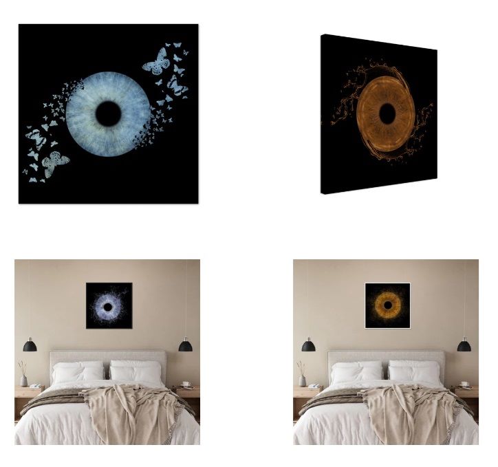 Poster vs Canvas vs Framed Iris Art - Which Option is Best? - Iris Blink®