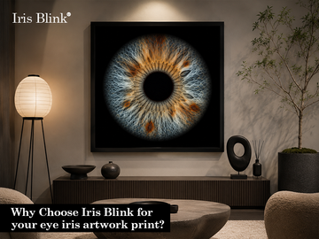 Why Choose Iris Blink for your eye iris artwork print?