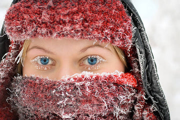 eyes in cold