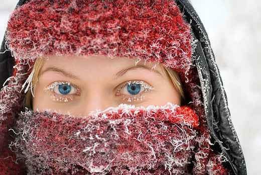 eyes in cold