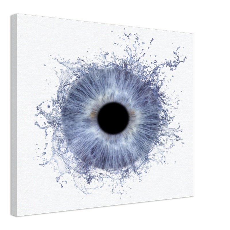 Mystic Custom Iris Canvas on black background