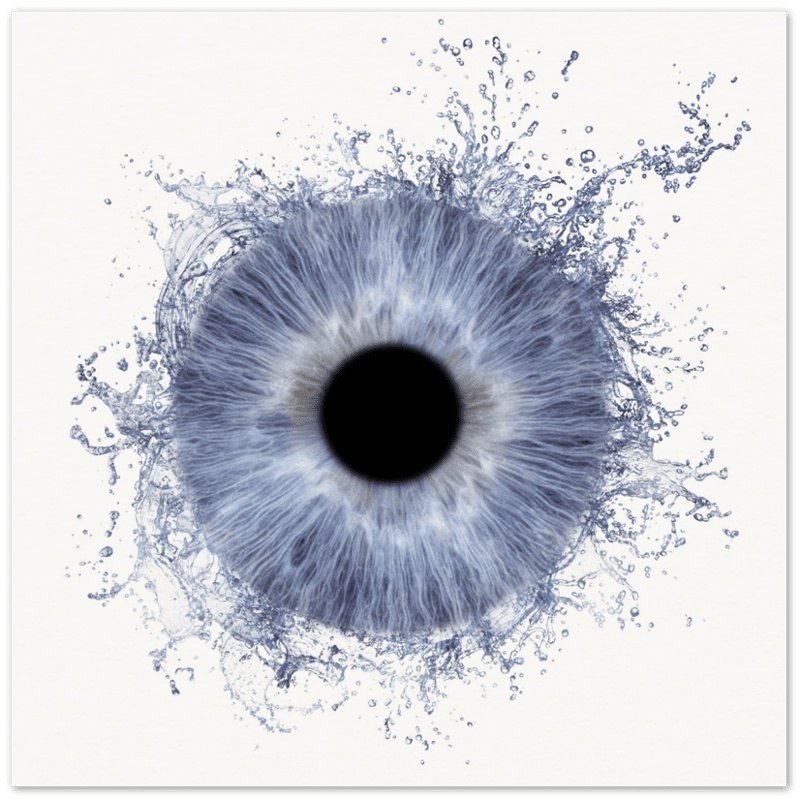 The Mystic - Custom Iris Premium Poster on black background