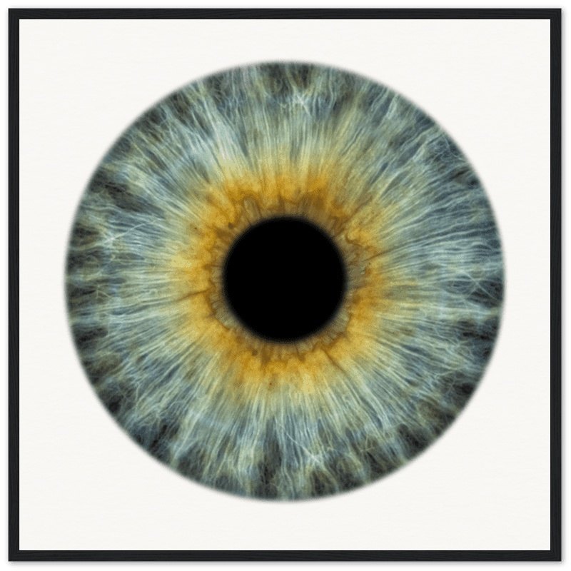 The Pristine - Custom Iris Black Framed Poster