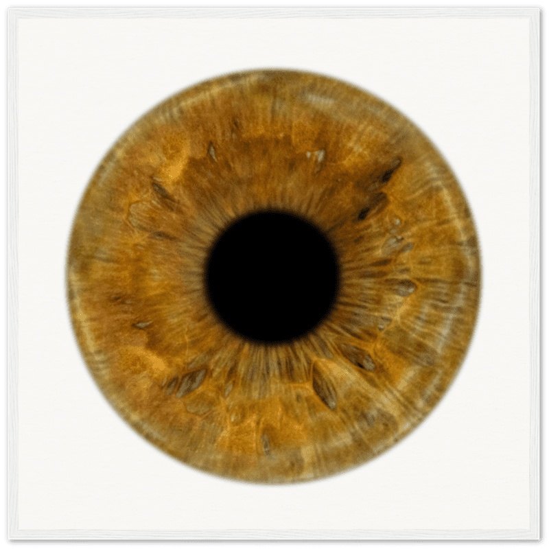 The Pristine - Custom Iris White Framed Poster