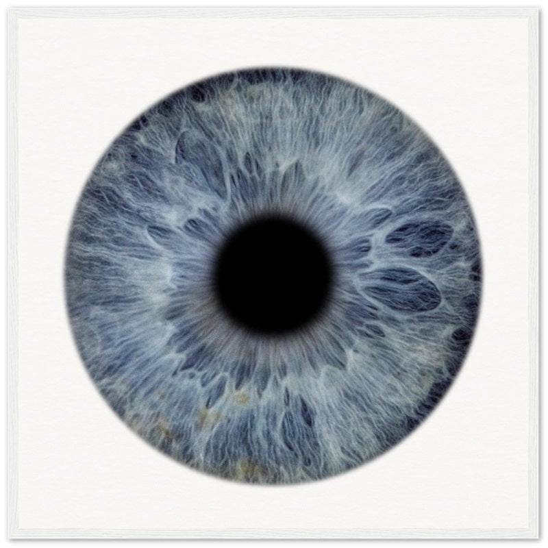 The Pristine - Custom Iris White Framed Poster