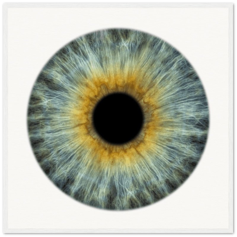 The Pristine - Custom Iris White Framed Poster