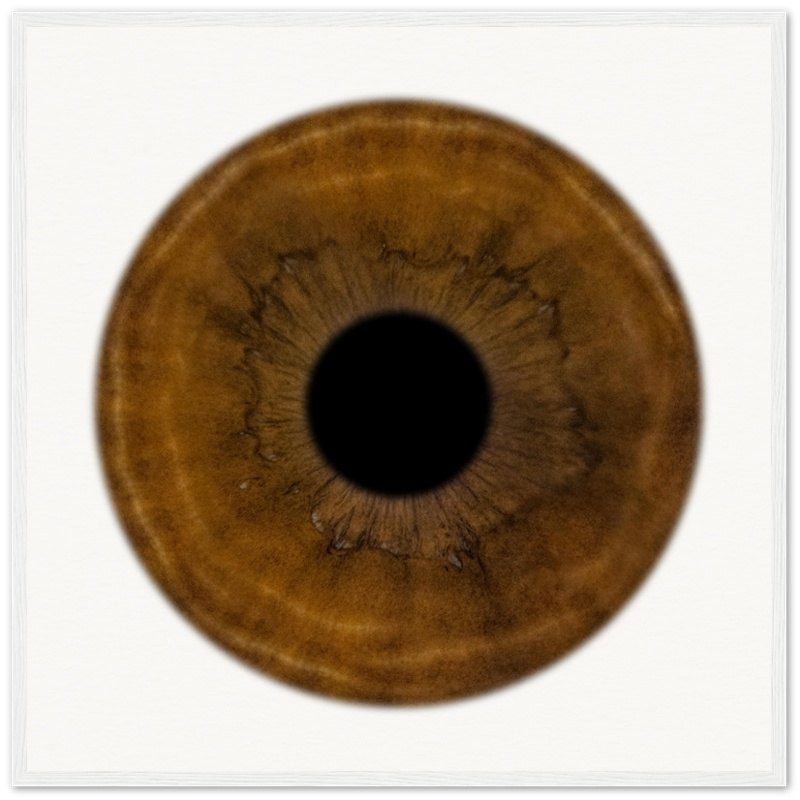 The Pristine - Custom Iris White Framed Poster