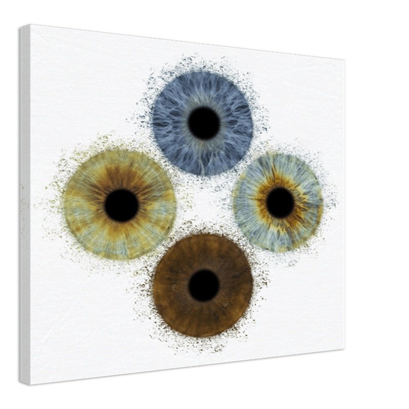 The Vibrant - Custom Quartet Iris Canvas
