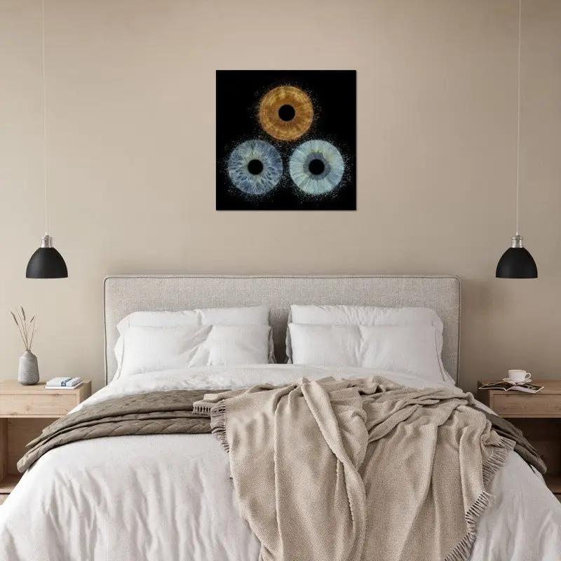 The Vibrant - Custom Trio Iris Premium Poster