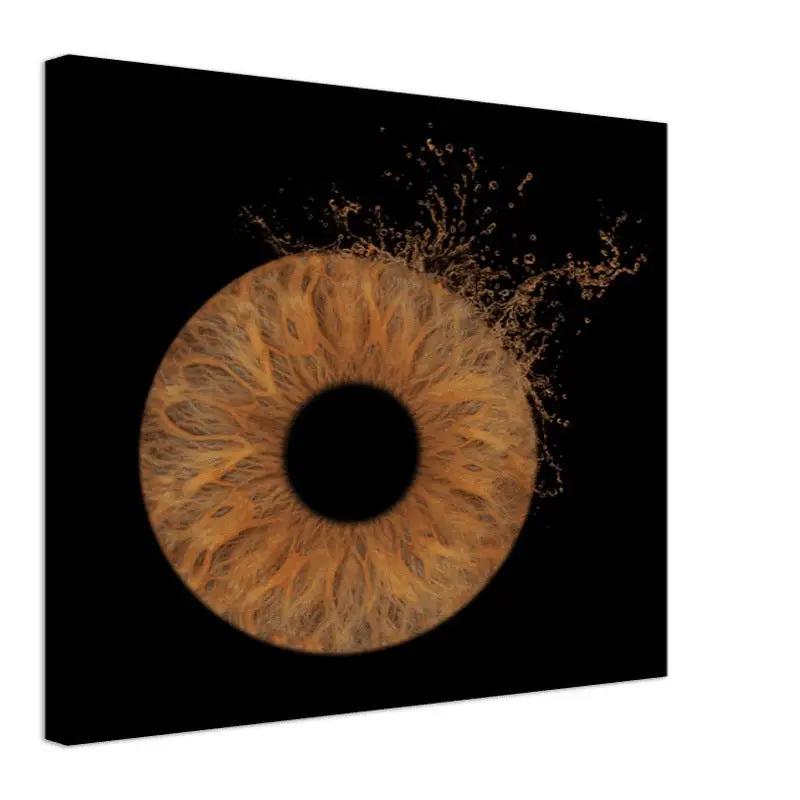 Custom iris canvas with black background