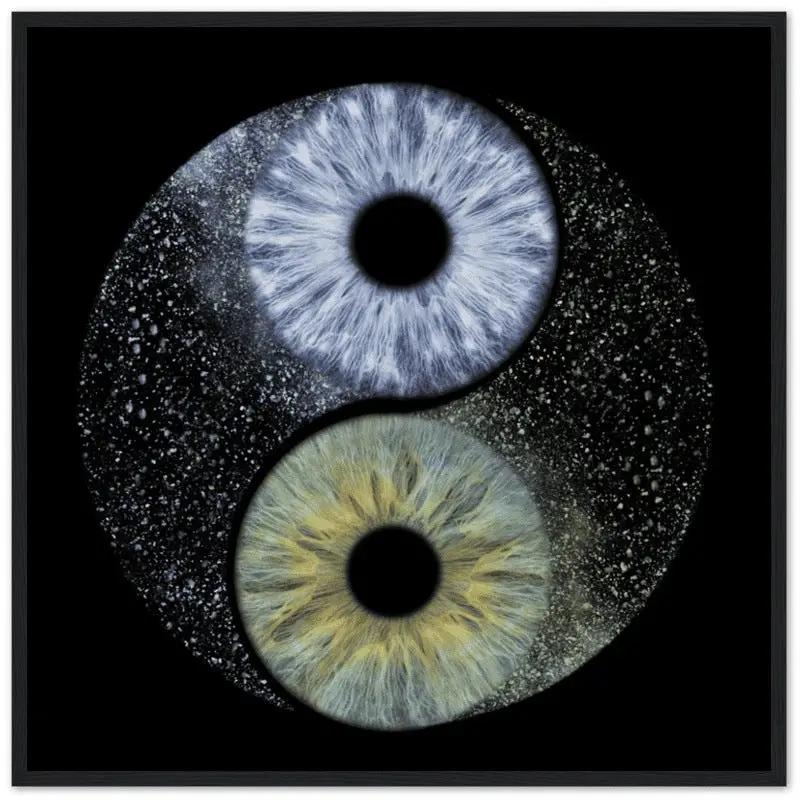 The Ethereal - Custom Duo Iris Black Framed Poster