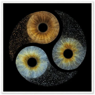 The Ethereal - Custom Trio Iris White Framed Poster