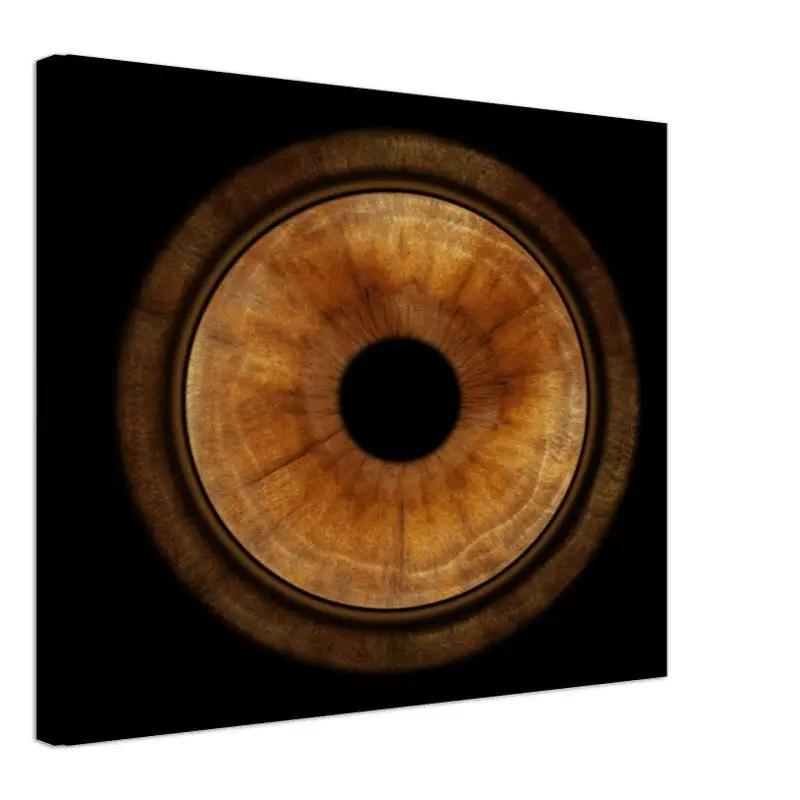 Custom iris canvas with dark background