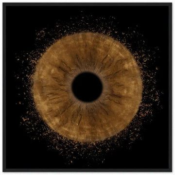 The Vibrant - Custom Iris Black Framed Poster