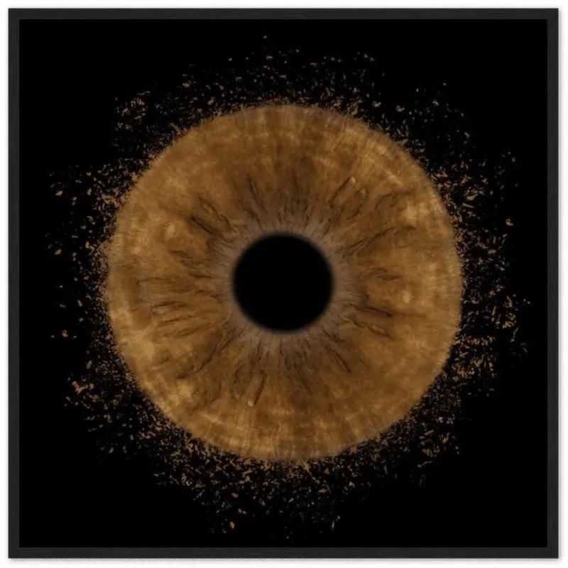 The Vibrant - Custom Iris Black Framed Poster