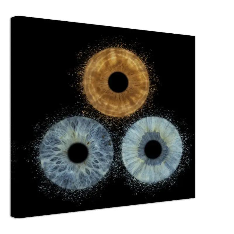 The Vibrant - Custom Trio Iris Canvas